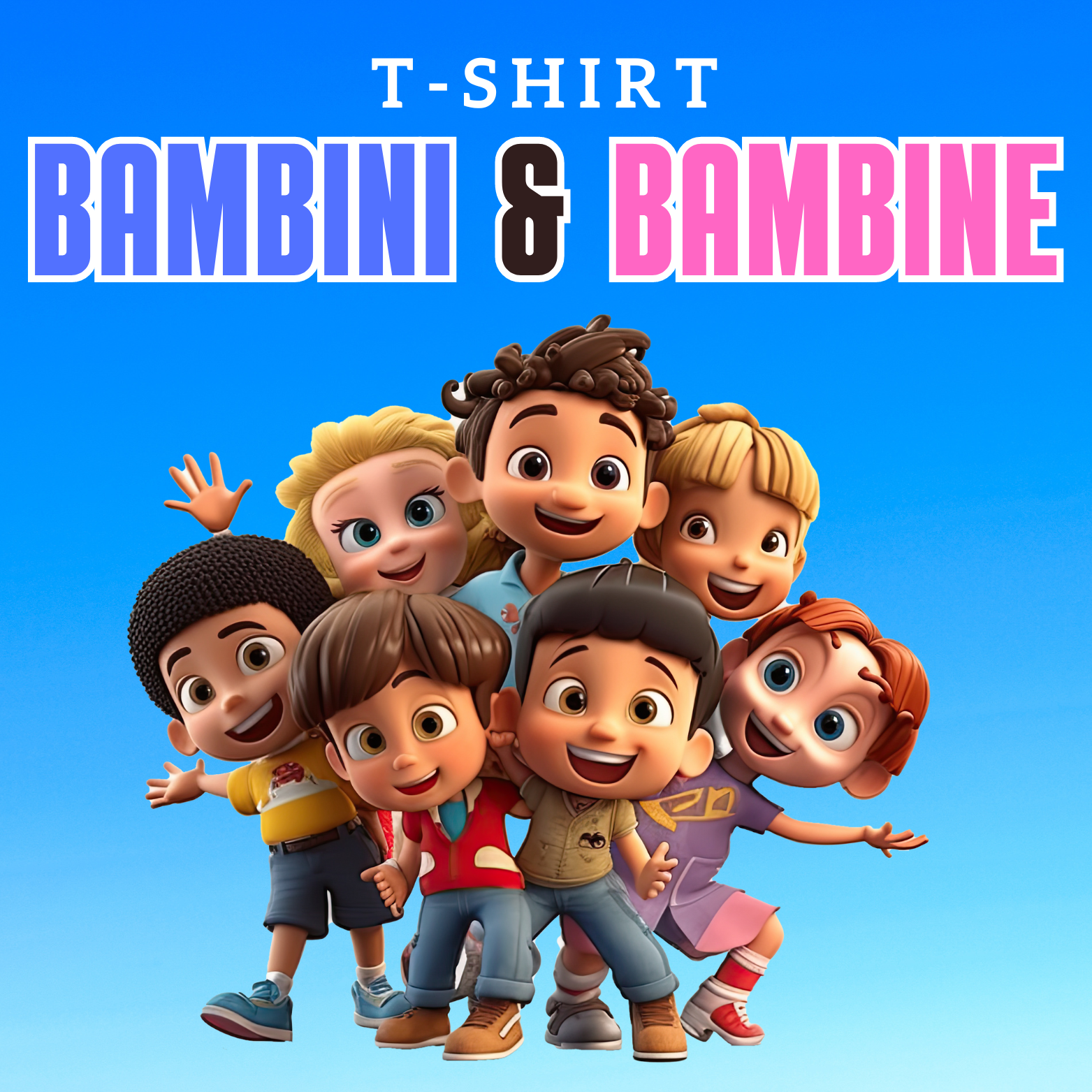 T-SHIRT BAMBINI & BAMBINE